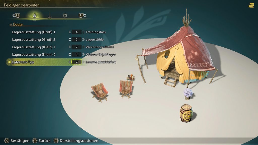 MH Wilds customize field camp