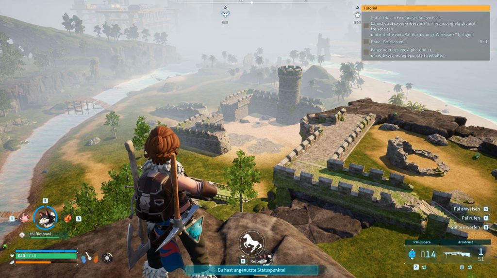 Palworld Fortress Ruins Campsite