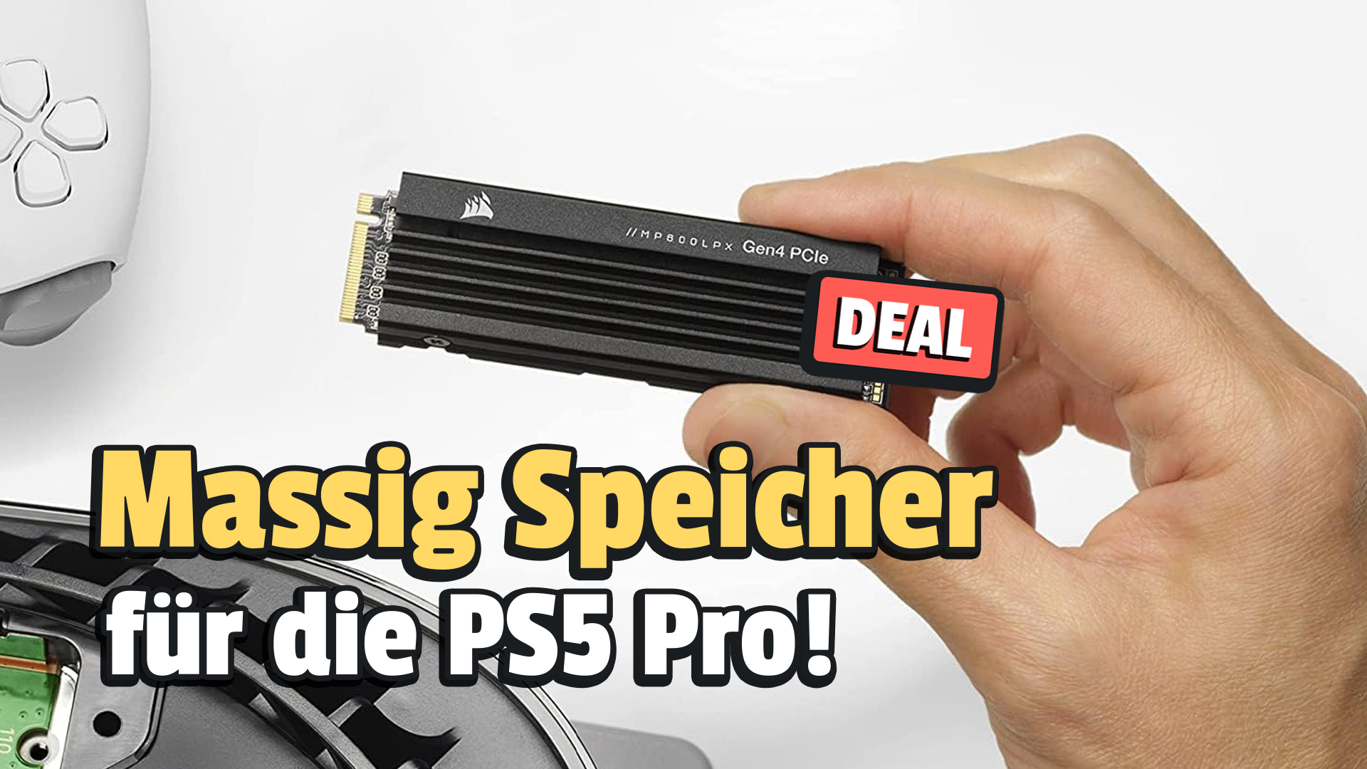 Bei euch wird der Speicherplatz für GTA 6 und Co. knapp? Verdoppelt den Speicher eurer PS5 Pro jetzt fast zum halben Preis!