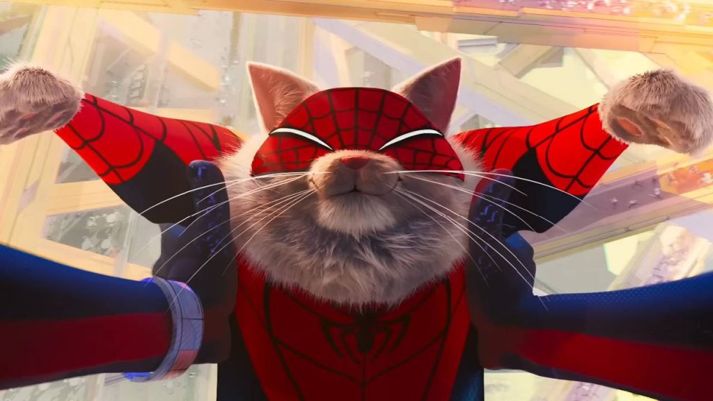 Spider-Cat in Across the Spider-Verse