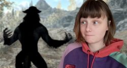 Johanna probiert in Skyrim das erste Mal Werwölfe aus und ist enttäuscht.