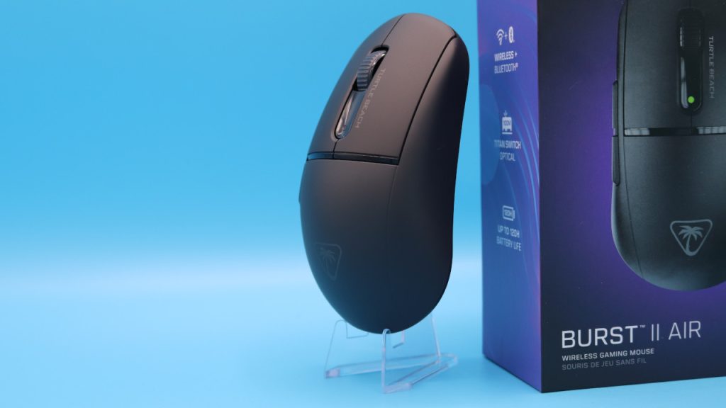Turtle Beach Burst II Air angled view with packaging