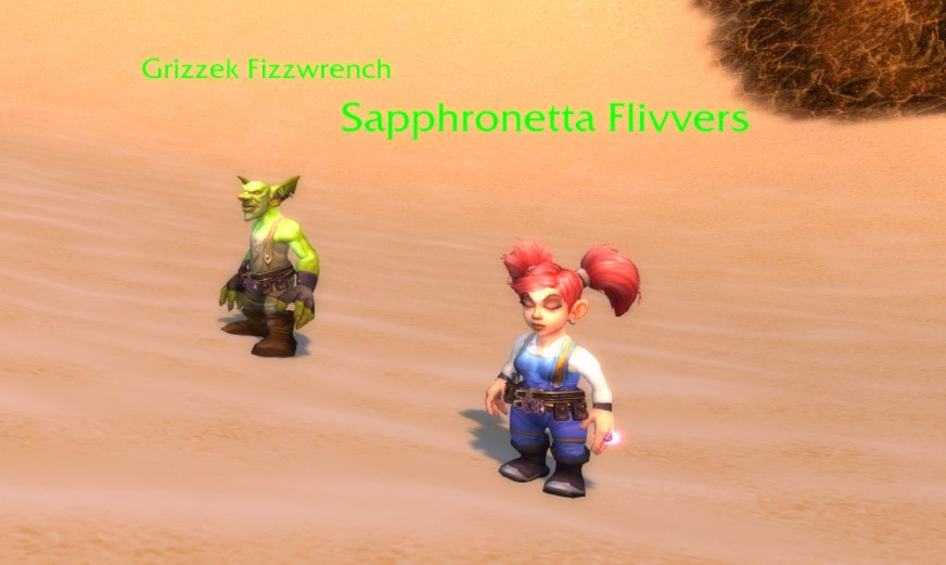 WoW Goblin Grizzek Sapphronetta