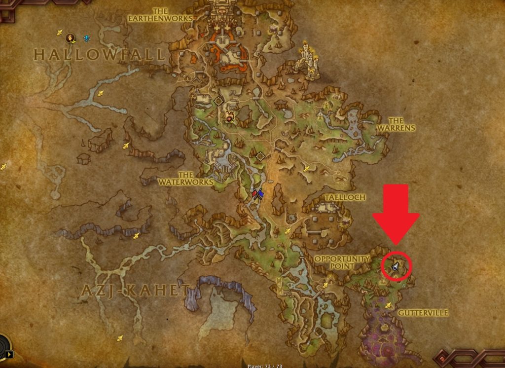 WoW Teleporter Undermine Ringing Deeps