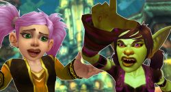 WoW Undermine Goblin female taunting gnome titel title 1280x720