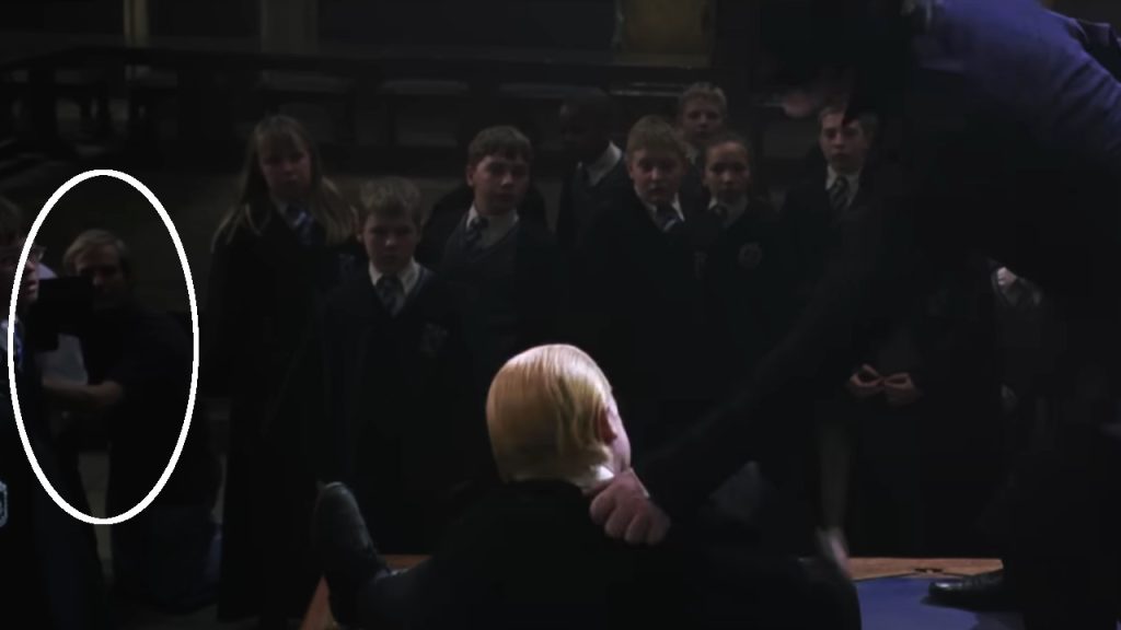 Harry Potter film mistake cameraman