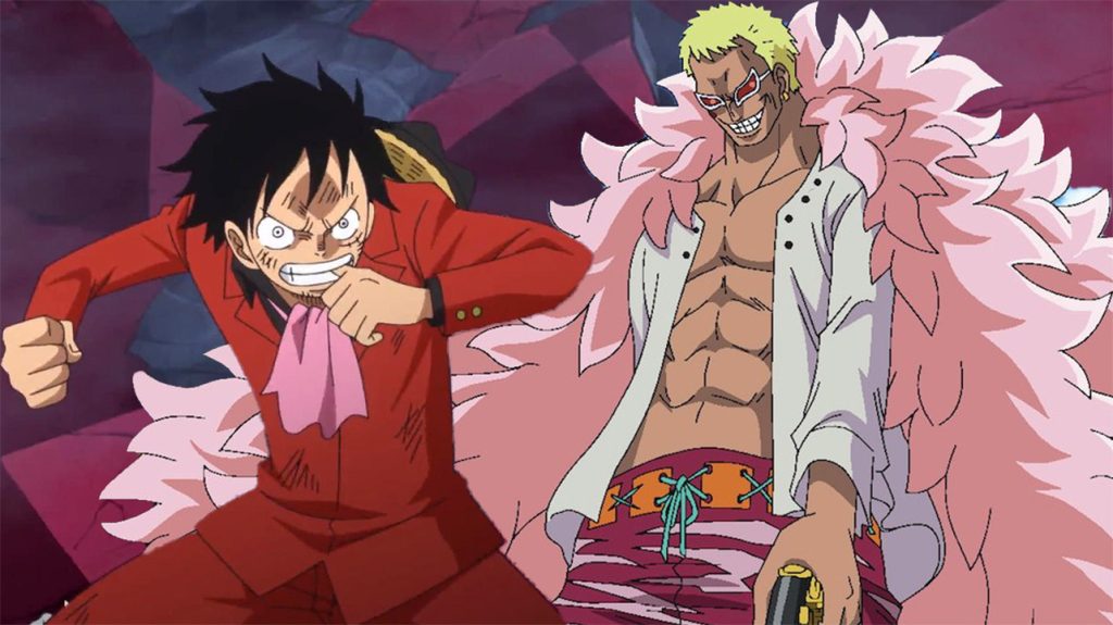 One Piece Luffy Doflamingo