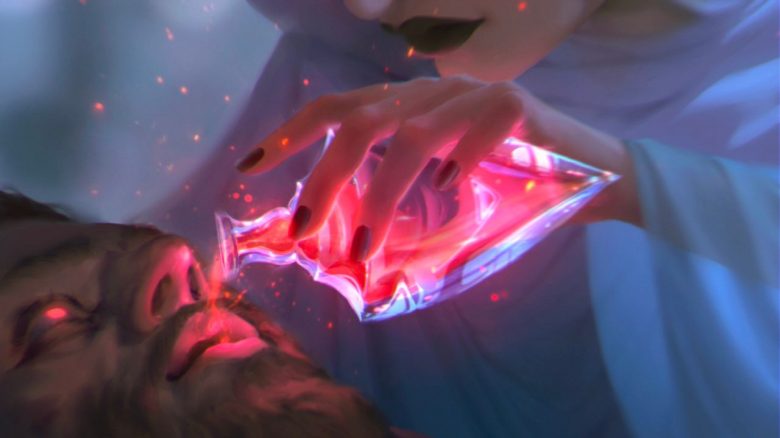 Why are healing potions red and mana potions blue?