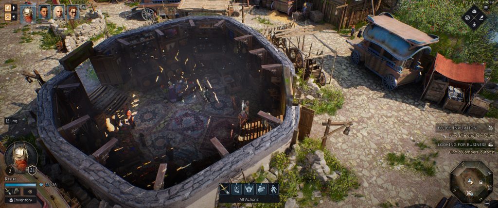 Solasta II Village on the Cliff