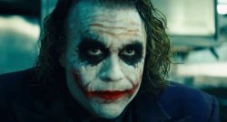 Heath Ledger Dark Knight Joker Bleistiftszene