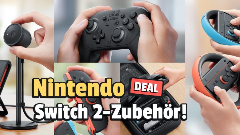 Das beste Zubehör für Switch 2, von Kamera bis Pro-Controller – so genial könnt ihr die neue Nintendo-Konsole erweitern!