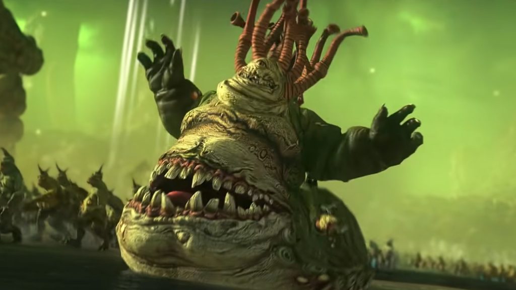 Total War Warhammer 3 Nurgle Slime Beast Title