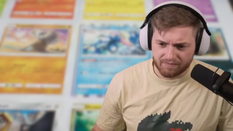 Trymacs wants to show off how much his Pokémon cards are worth, but a company does not want to help him