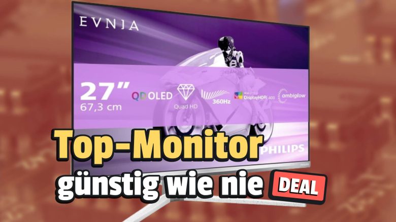 Brillantes OLED-Bild und 360 Hz: Monitor-Geheimtipp jetzt über 150 Euro günstiger