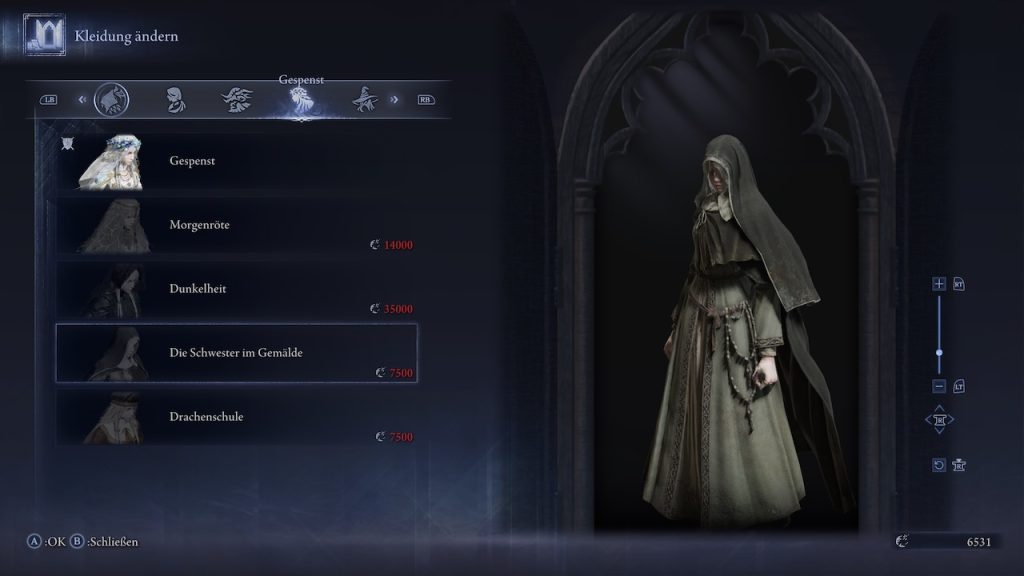 Elden-Ring-Nightreign-Skin-Die-Schwester-im-Gemälde