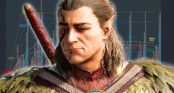 Druide Halsin vor den Simulations-Ergebnissen