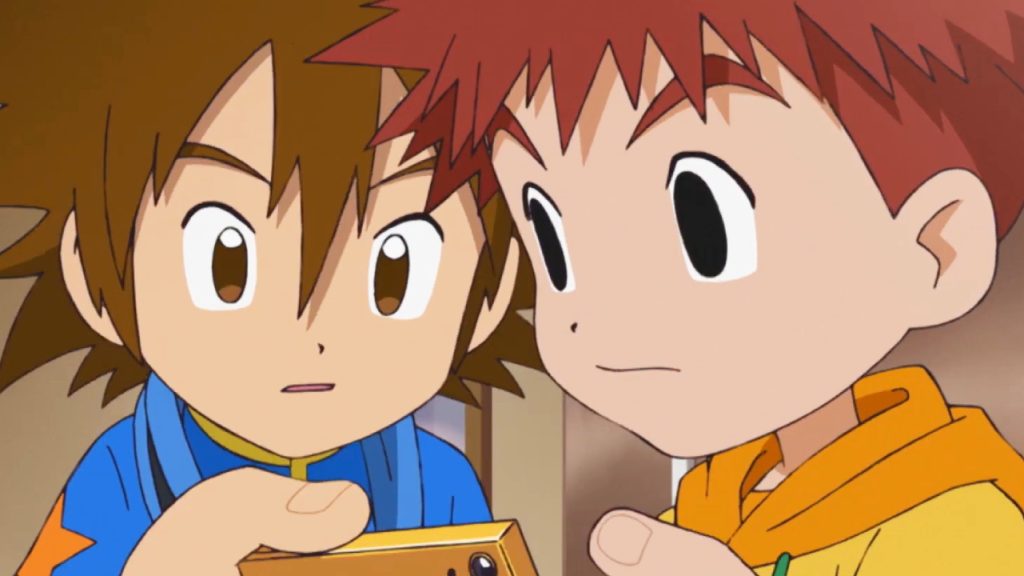 Tai und Izyy in Digimon Adventure 2020