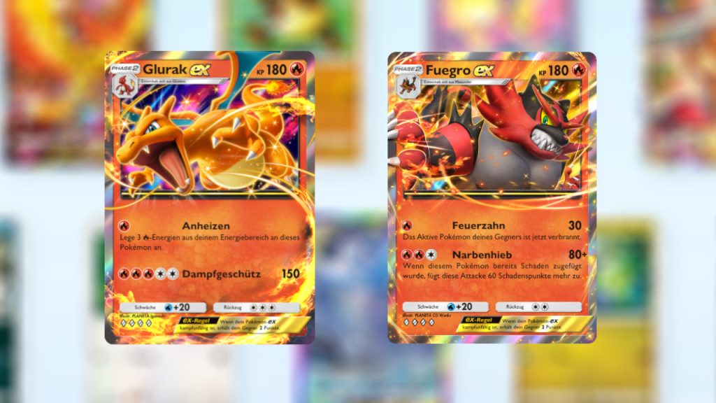 Pokemon TCG Pocket Tier List, Glurak-ex, Fuegro-ex