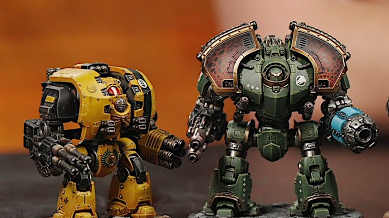Warhammer 40k Saturnine Dreadnought Model Titel
