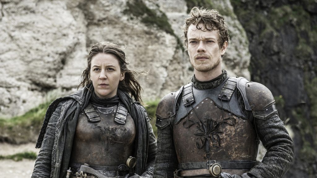 game of thrones - yara and theon greyjoy
