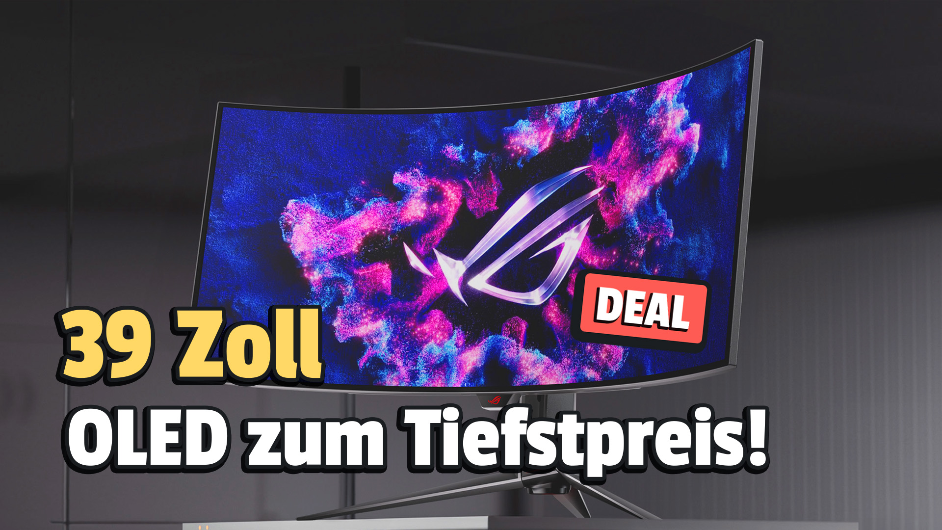 Prime Day-Vorpremiere: 39 Zoll großes Monitor-Flaggschiff von ASUS im gnadenlosen Rausverkauf bei Amazon – mit 240Hz & 0,03ms!