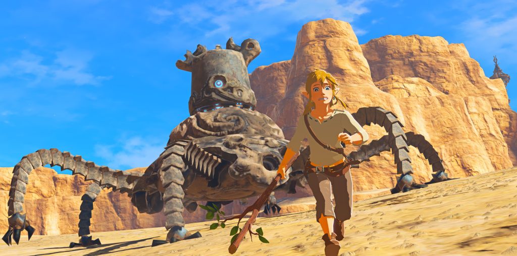 Breath of the Wild Link Running