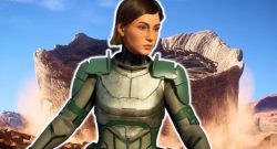 Spieler wittert seine Chance auf dicken Loot in Dune: Awakening, läuft geradewegs in eine fiese Falle der Entwickler - Titelbild zeigt Spielcharakter vor Wurm