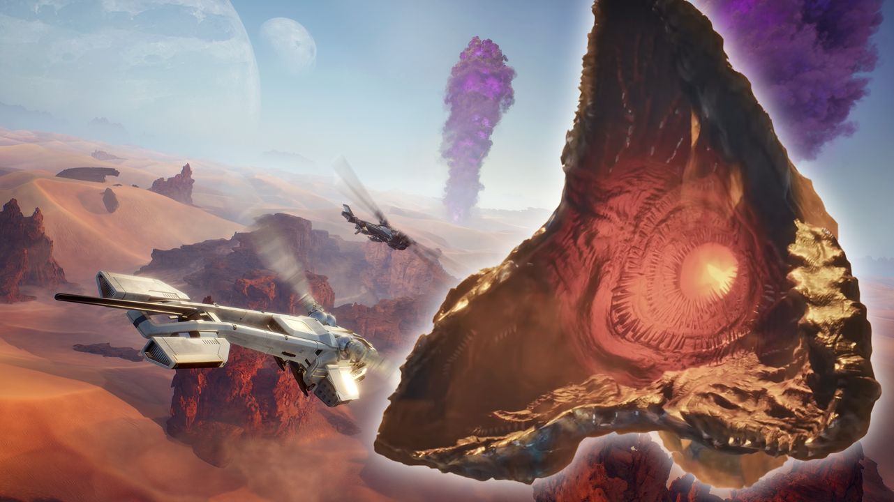 Sandwurm aus Dune: Awakening holt unvorsichtigen Spieler vom Himmel, Zeugen fühlen sich an Prometheus erinnert