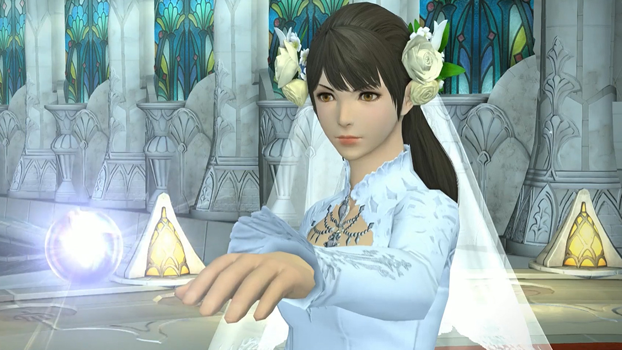 A player meets his girlfriend in Final Fantasy 14 – 2.5 years later he proposes to her with a ring that looks like her character