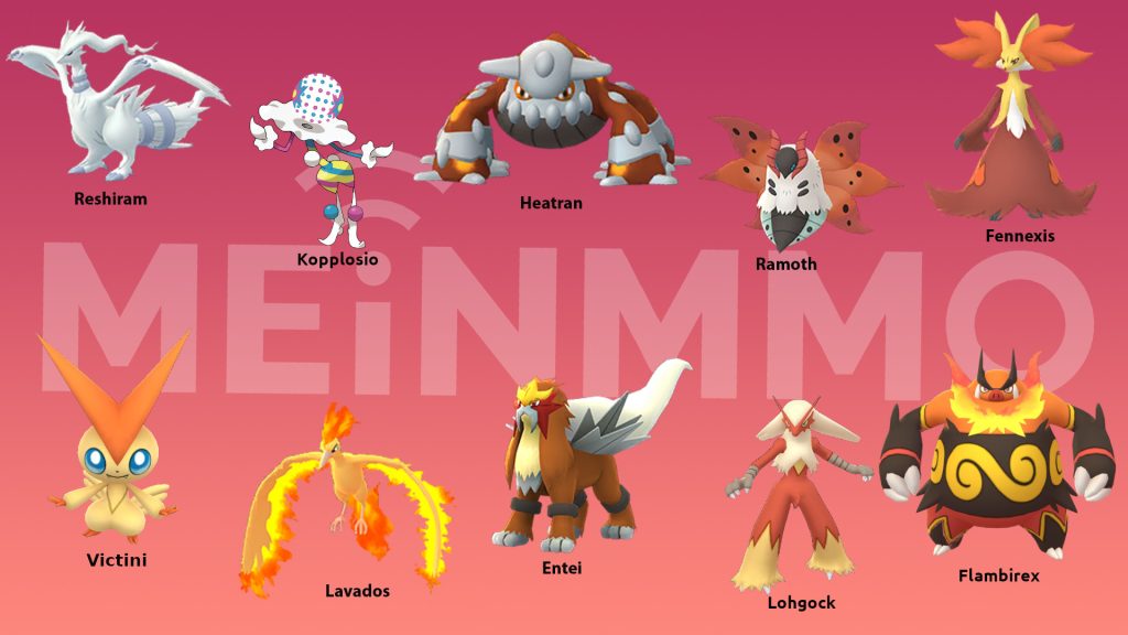 Pokemon GO best Fire Type Attackers