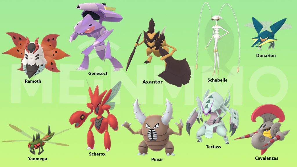 Pokemon GO best Bug type attackers