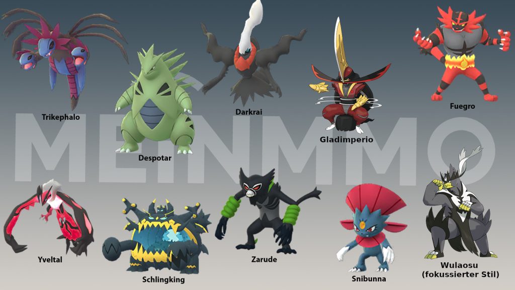 Pokemon GO best Dark-Type Attackers