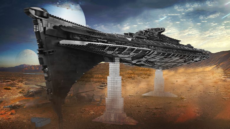 Über einen Meter lang und über 10.000 Teile schwer: Eine der besten Klemmbaustein-Alternativen zeigt LEGO Star Wars, wo der Hammer hängt!