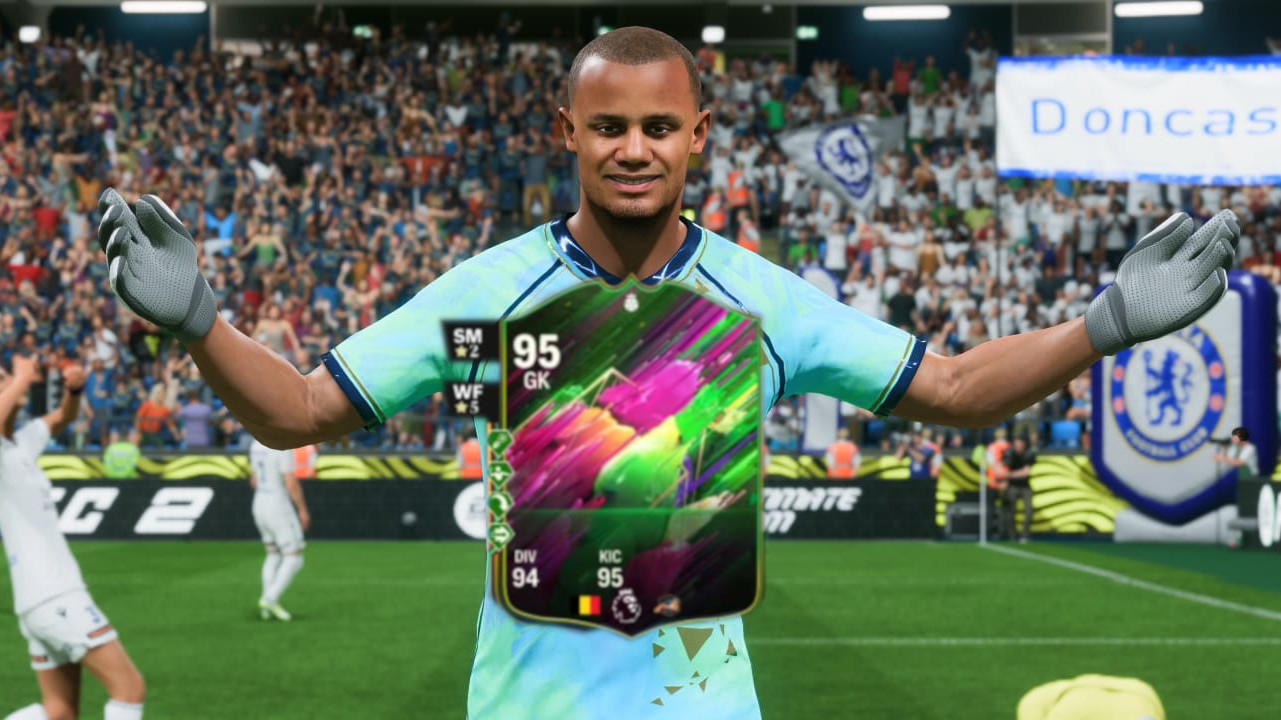Titel EA FC 25 Shapeshifters Kompany als Torwart