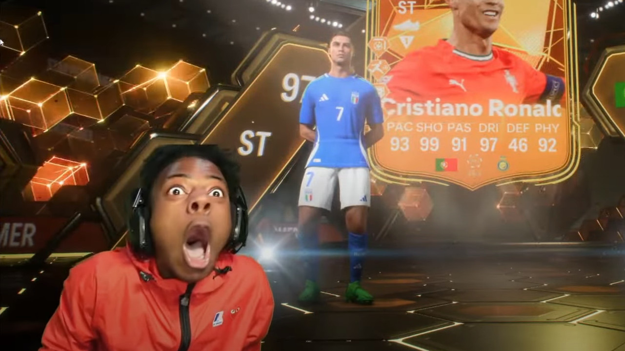 Titel Twitch-Streamer iShowSpeed feiert sich in EA FC 25 für den teuersten Cristiano Ronaldo