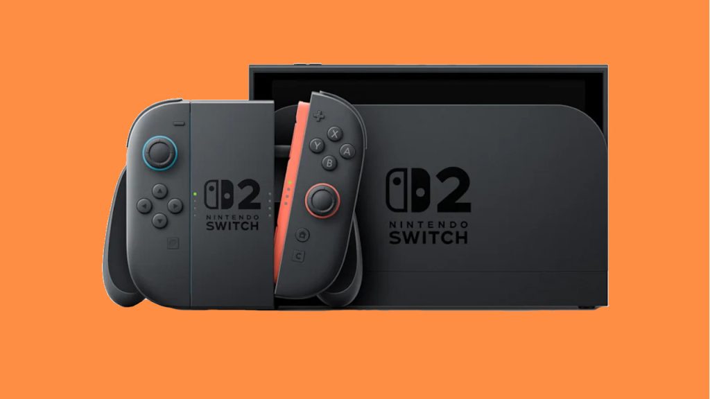Titelbild Nintendo Switch 2 orangener Hintergrund