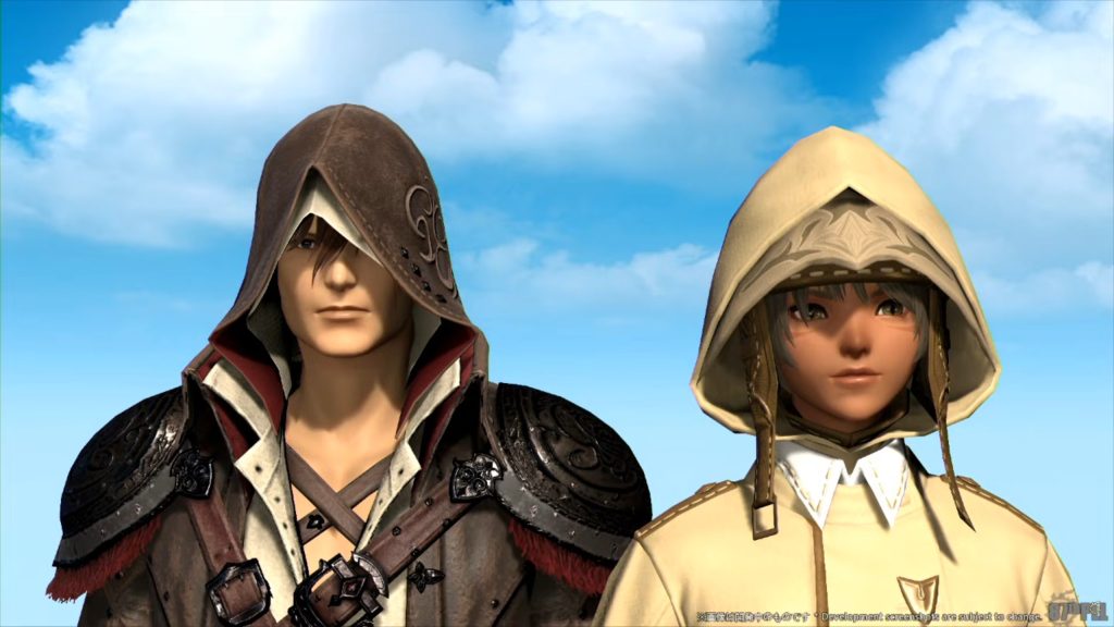 FF14 bangs under hood option