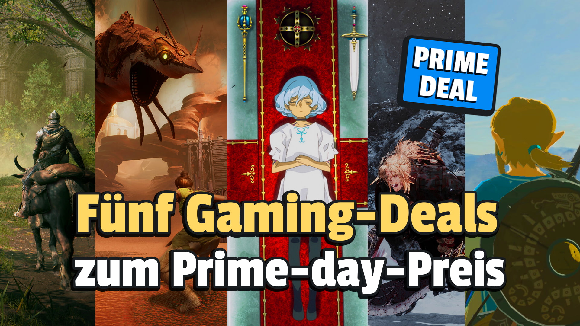 Nur noch bis Mitternacht – Fünf aktuelle Top-Games für PS5, Switch 2 und Xbox im Prime-Day-Deal