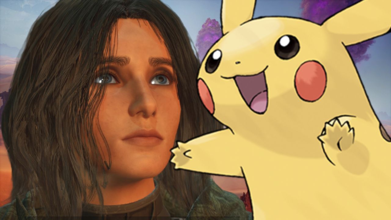 Spieler erschafft in Dune: Awakening ein eigenes Pikachu, lässt es vom gierigen Sandwurm fressen