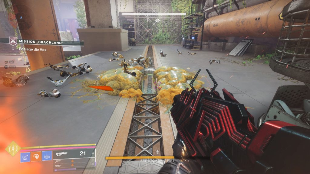 Destiny 2 hole in the ground for the Matter Spark - in the middle of the boss fight against a Vex