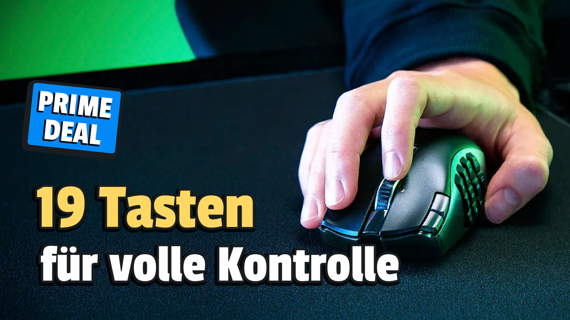 Ich wette, eure Maus hat keine 19 programmierbare Tasten – Der Prime Day macht die High-End-Maus endlich erschwinglich