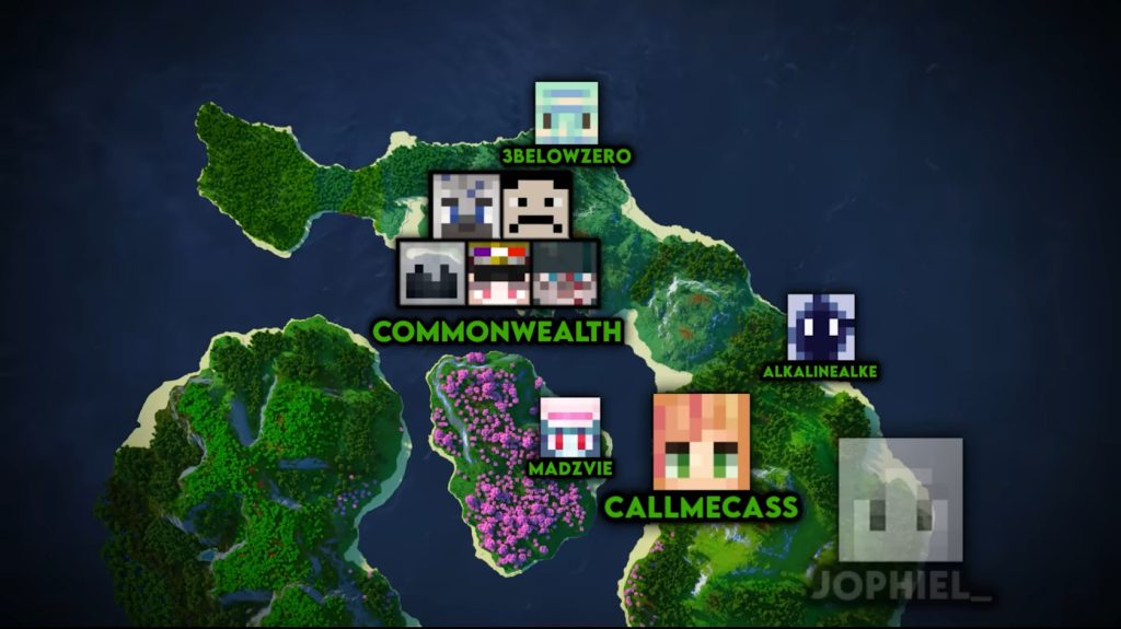 Minecraft Politics 1000 players