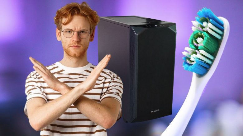 A gamer wants to clean his case and makes a big mistake that is hardly reversible