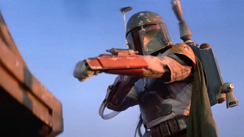 If you pause Star Wars 5 at a certain point, you will witness the terrible fate of one of the greatest bounty hunters in the galaxy