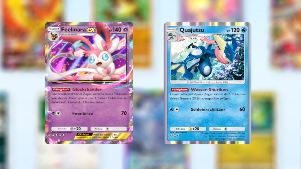 Pokemon TCG Tier List Feelinara-ex und Quajutsu