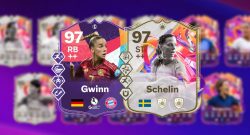 Titel EA FC 25 Upgrades zur Frauen-EM mit Weg zum Ruhm Gwinn und Legenden des Spiels Schelin