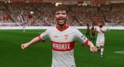 Titel EA FC 25 Woltemade jubelt über sein verdientes Upgrade in Ultimate Team