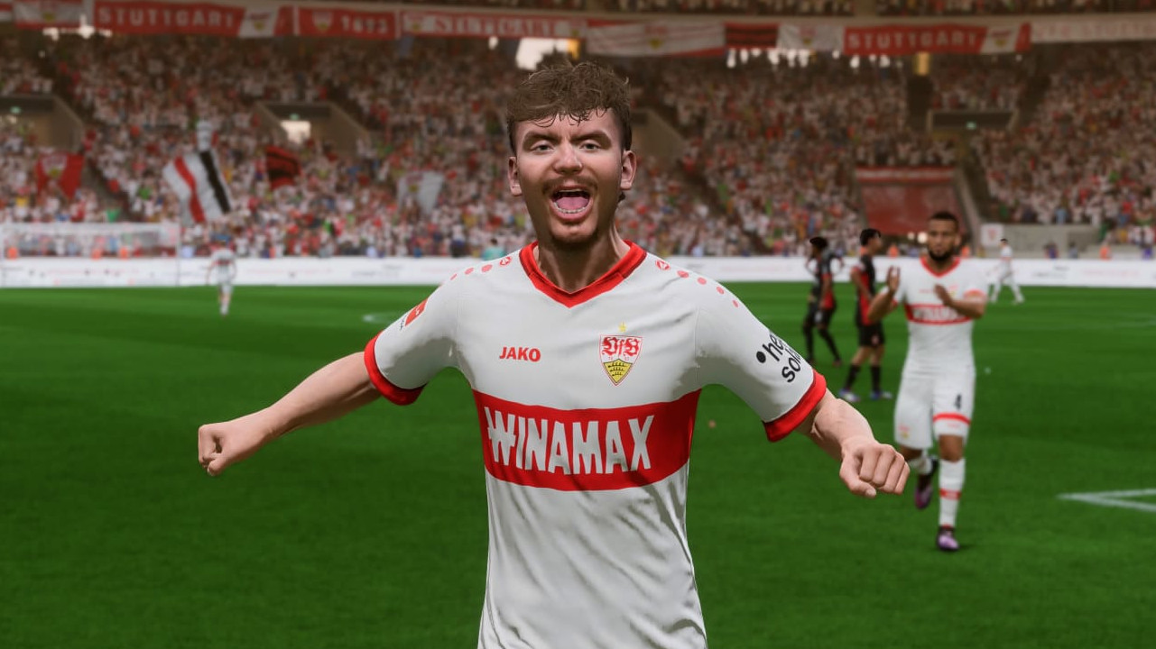 Titel EA FC 25 Woltemade jubelt über sein verdientes Upgrade in Ultimate Team