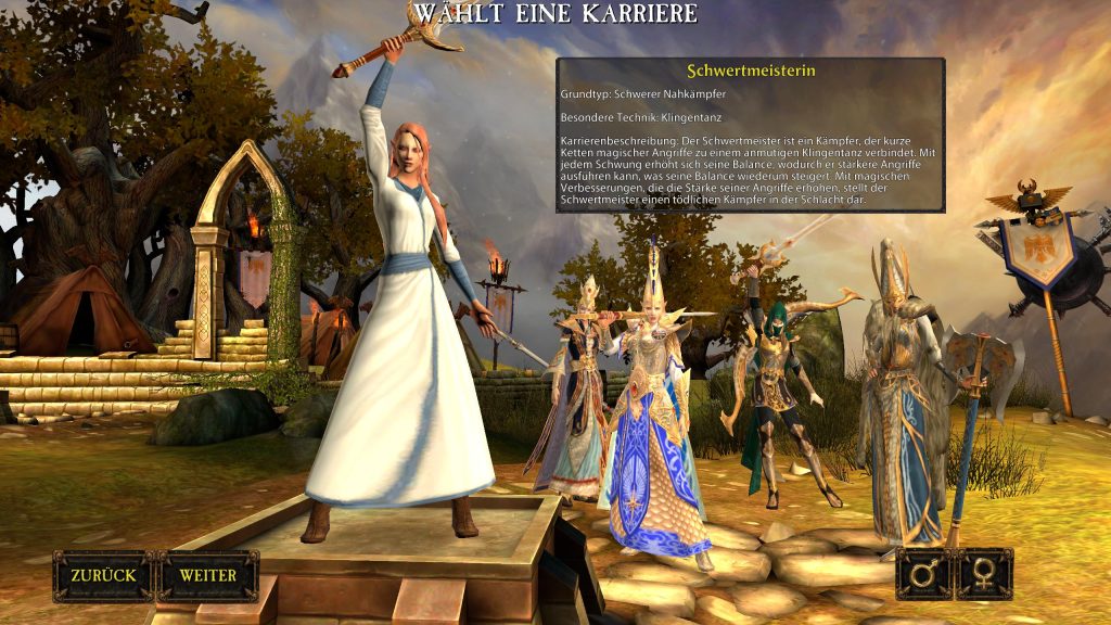Warhammer Online Return of Reckoning Character creation Swordmaster