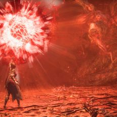 Wuchang nutzt einen Zauber gegen einen Boss